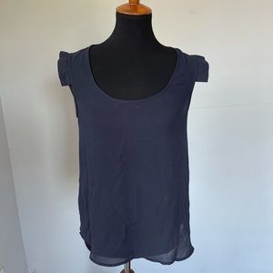 Dark blue top